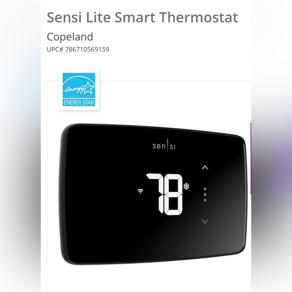 ✨Sensi Lite Smart Touchscreen Thermostat ST25U✨ NIB NWT